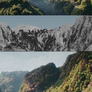 3D landscape