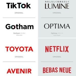 Fonts and typography