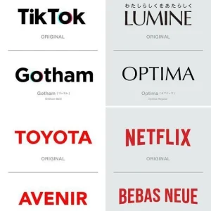 Fonts and typography